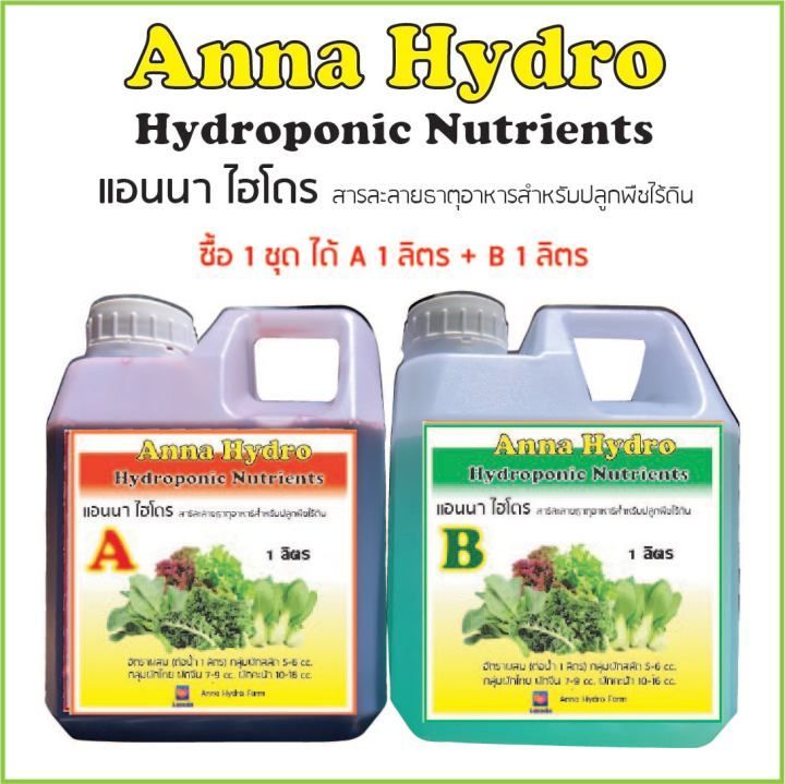 No. 6 - ปุ๋ย AB ขนาด 1 ลิตร แบรนด์ Anna Hydro - 1