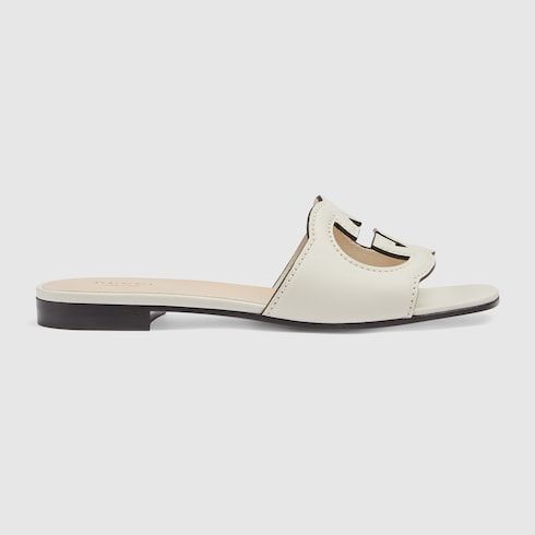 No. 3 - รองเท้าผู้หญิง GUCCI รุ่น Women's Interlocking G Cut-Out Slide Sandal - 5