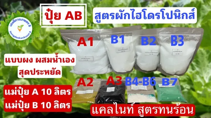 No. 9 - ปุ๋ย AB แคลไนท์ ชนิดแห้ง ขนาด 10 ลิตร - 3