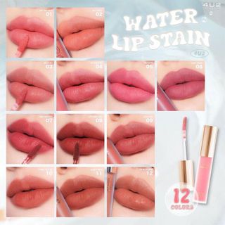 No. 6 - ลิปสติกสีน้ำตาล รุ่น 4U2 Water Lip Stain - 2