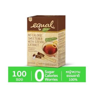 No. 2 - น้ำตาลคีโต Equal Stevia 100 Sticks - 4