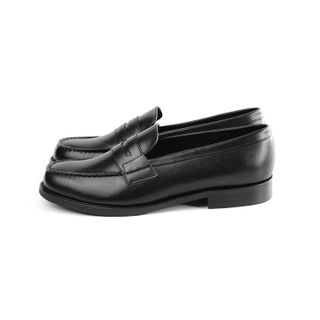 No. 1 - รองเท้าหนังผู้ชาย แบรนด์ไทย Classic Penny Loafers สีดำ - 3