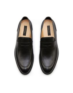 No. 1 - รองเท้าหนังผู้ชาย แบรนด์ไทย Classic Penny Loafers สีดำ - 2