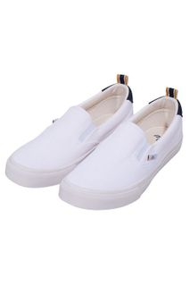 No. 8 - รองเท้าผ้าใบสีขาว รุ่น Slip On (M09Z004) - 2