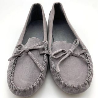 No. 3 - รองเท้า Loafer ผู้หญิง Split Suede Faux Fur Loafers - 2