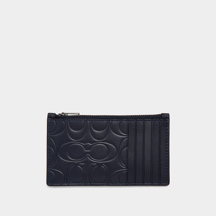 No. 6 - กระเป๋าสตางค์ Coach รุ่น Zip Card Case In Signature Leather - 1