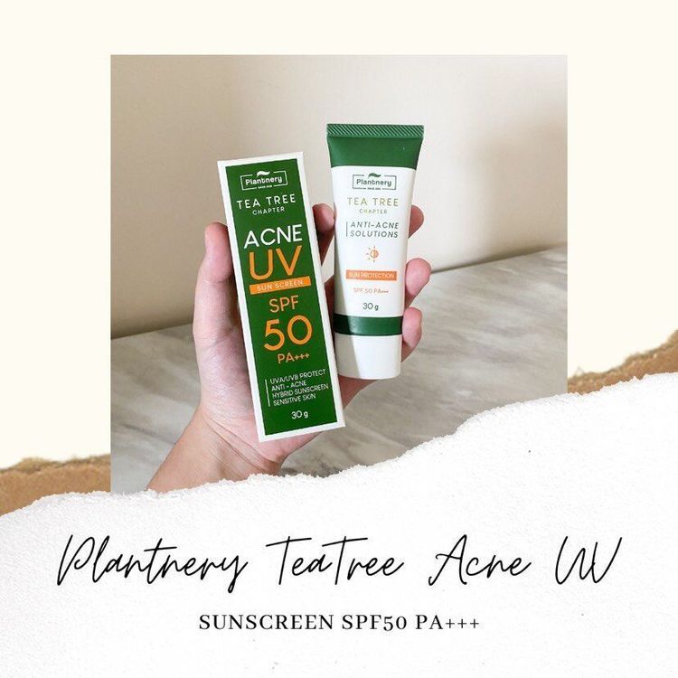 No. 7 - ครีมกันแดด Plantnery Tea Tree Sunscreen Acne Oil Control SPF 50+ PA++++ - 5