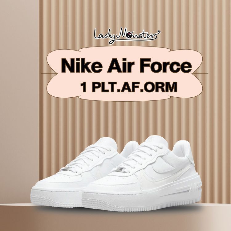 No. 5 - รองเท้าผ้าใบสําหรับคนขาใหญ่ รุ่น Air Force 1 PLT.AF.ORM - 4
