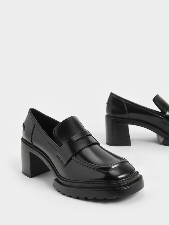 No. 8 - รองเท้า Loafer ผู้หญิง Penny Loafer Pumps - 4