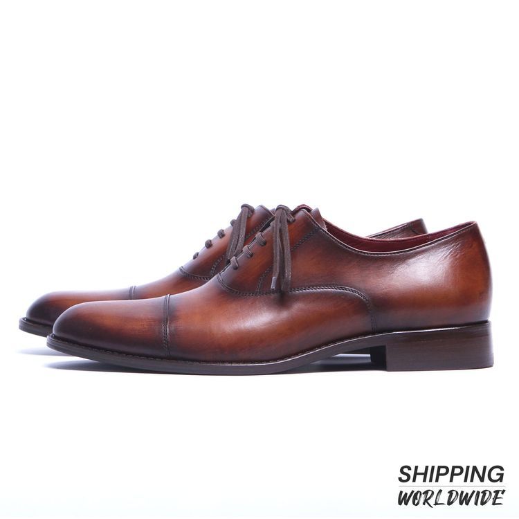 No. 5 - รองเท้าหนังผู้ชาย แบรนด์ไทย รุ่น MasterPiece Captoe Oxford New - 3