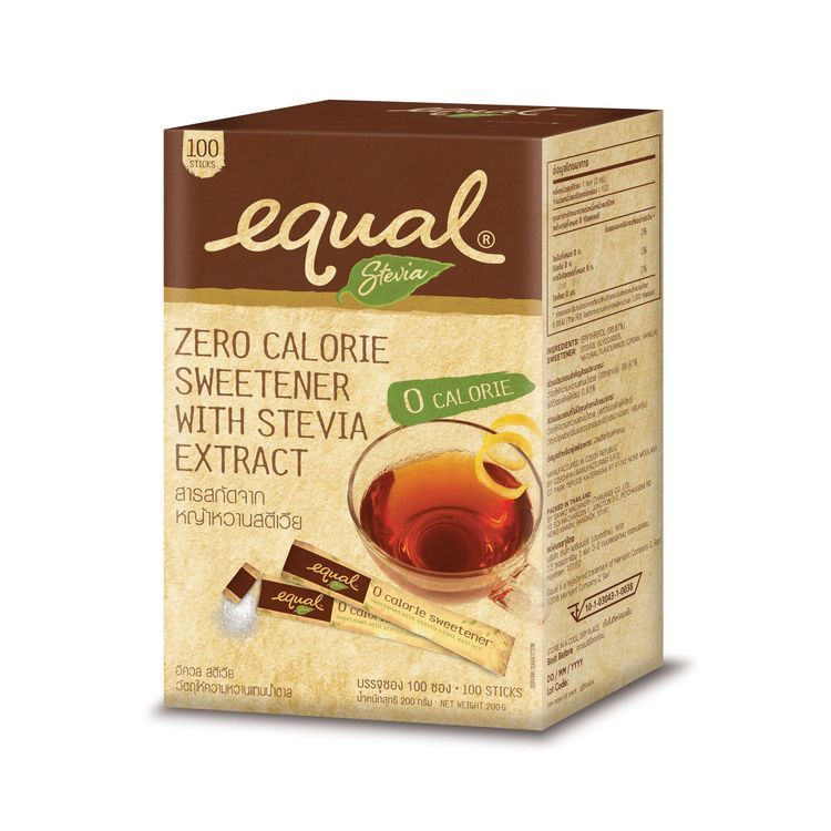 No. 2 - น้ำตาลคีโต Equal Stevia 100 Sticks - 1