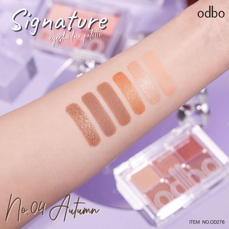 No. 7 - Signature Eyeshadow Palette จาก Odbo - 5