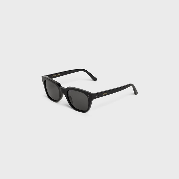 No. 5 - แว่นกันแดดโพลาไรซ์ รุ่น Black Frame 04 Sunglasses in Acetate with Polarized Lenses - 3