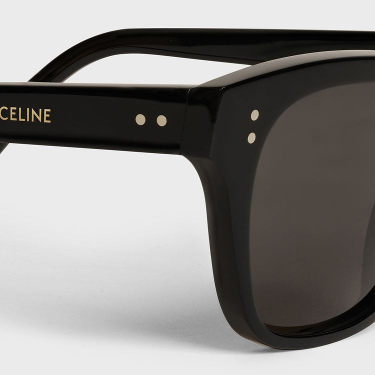 No. 5 - แว่นกันแดดโพลาไรซ์ รุ่น Black Frame 04 Sunglasses in Acetate with Polarized Lenses - 2