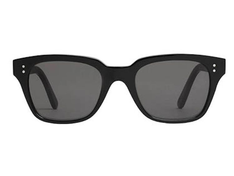 No. 5 - แว่นกันแดดโพลาไรซ์ รุ่น Black Frame 04 Sunglasses in Acetate with Polarized Lenses - 4