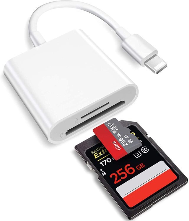 No. 3 - Card Reader iPhone รุ่น Lightning to SD Card Camera Reader - 2