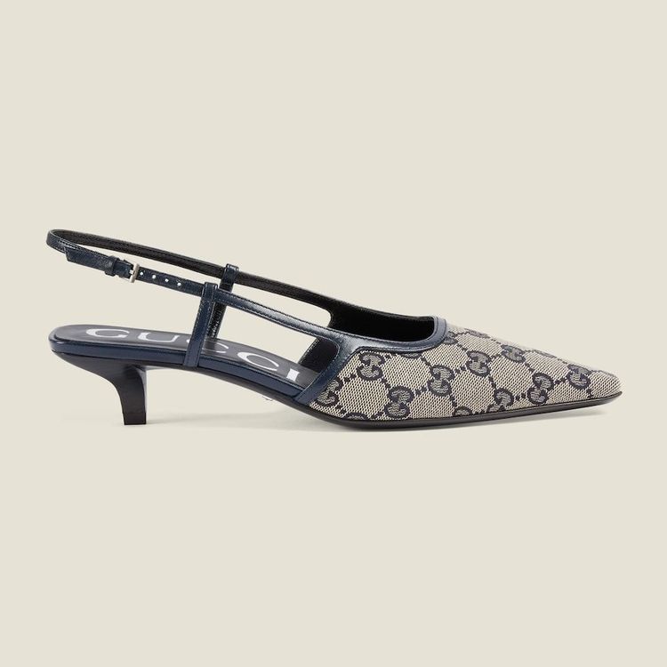 No. 7 - รองเท้าผู้หญิง GUCCI รุ่น Women's GG Slingback Pump - 2