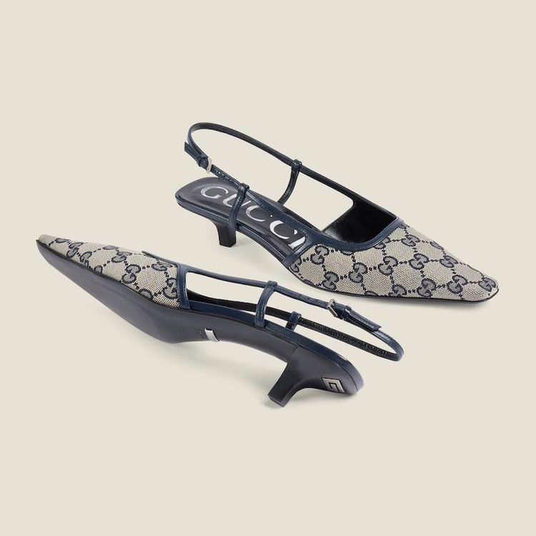 No. 7 - รองเท้าผู้หญิง GUCCI รุ่น Women's GG Slingback Pump - 1