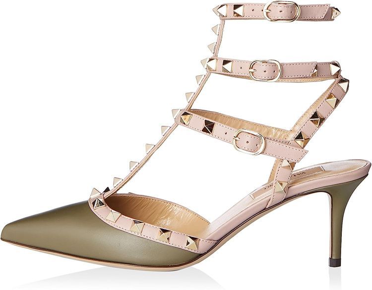 No. 4 - รองเท้าแบรนด์เนม ผู้หญิง รุ่น Rockstud Ankle Strap Pump - 2