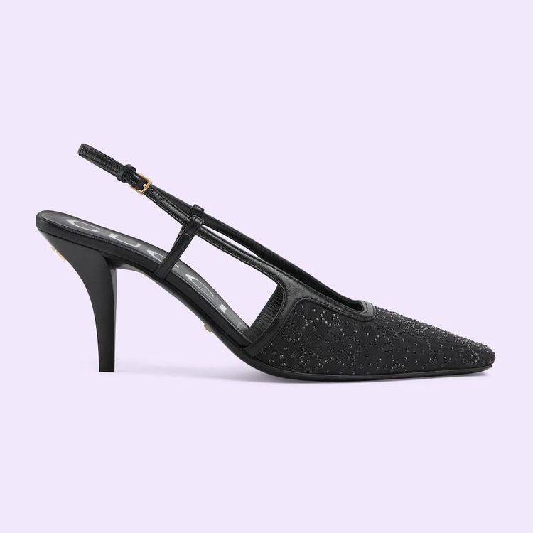 No. 7 - รองเท้าผู้หญิง GUCCI รุ่น Women's GG Slingback Pump - 4