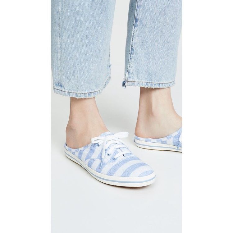 No. 8 - รองเท้าผ้าใบเปิดส้น รุ่น Keds x kate spade NY /MOXIE MULE KS TERRY STRIPE - 1