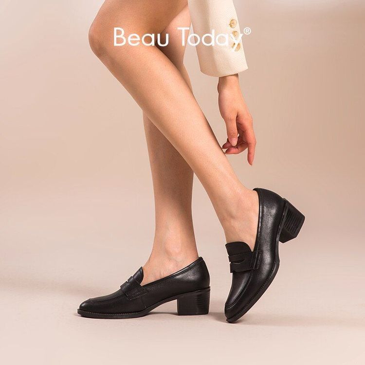 No. 8 - รองเท้า Loafer ผู้หญิง Penny Loafer Pumps - 1