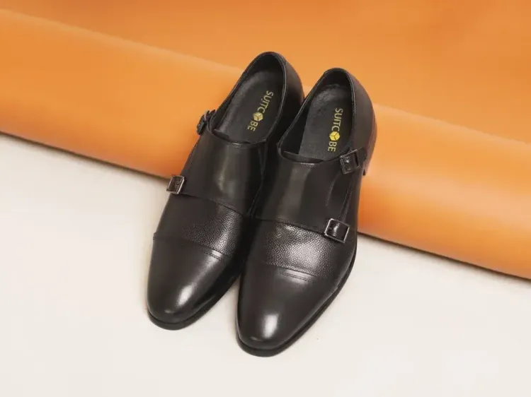 No. 4 - รองเท้าหนังผู้ชาย Single Monk Strap Shoes รุ่น Brock Monk - 4