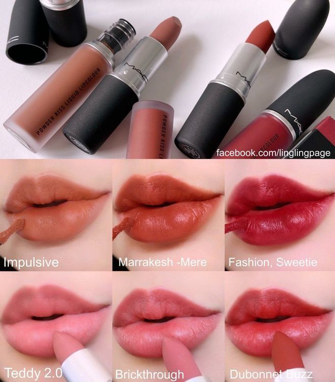 No. 2 - ลิปสติกสีน้ำตาล Powder Kiss Liquid Lipcolour - 5