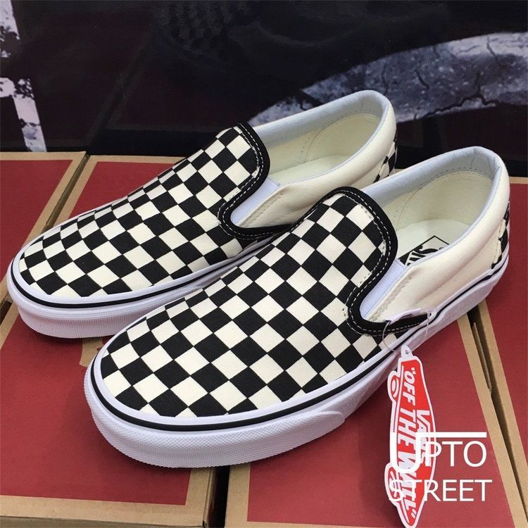 No. 5 - รองเท้าผ้าใบผู้หญิง รุ่น Classic Slip-on Checkerboard - 2