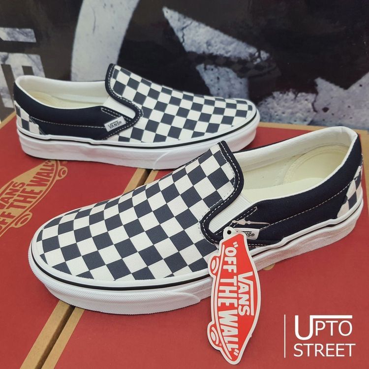 No. 5 - รองเท้าผ้าใบผู้หญิง รุ่น Classic Slip-on Checkerboard - 4