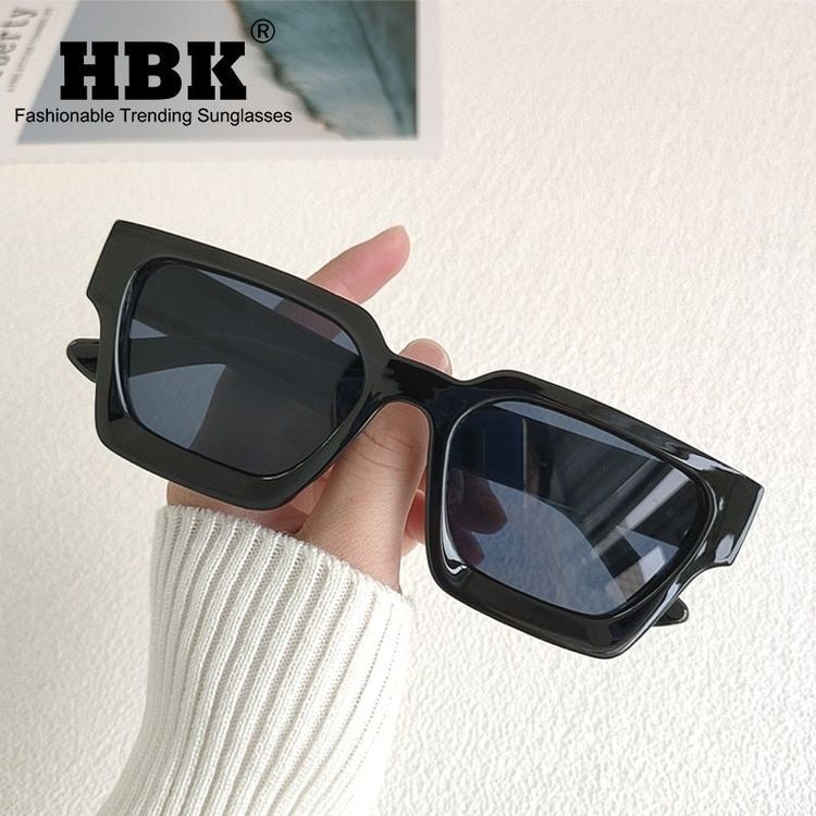 No. 5 - แว่นกันแดดโพลาไรซ์ รุ่น Black Frame 04 Sunglasses in Acetate with Polarized Lenses - 5