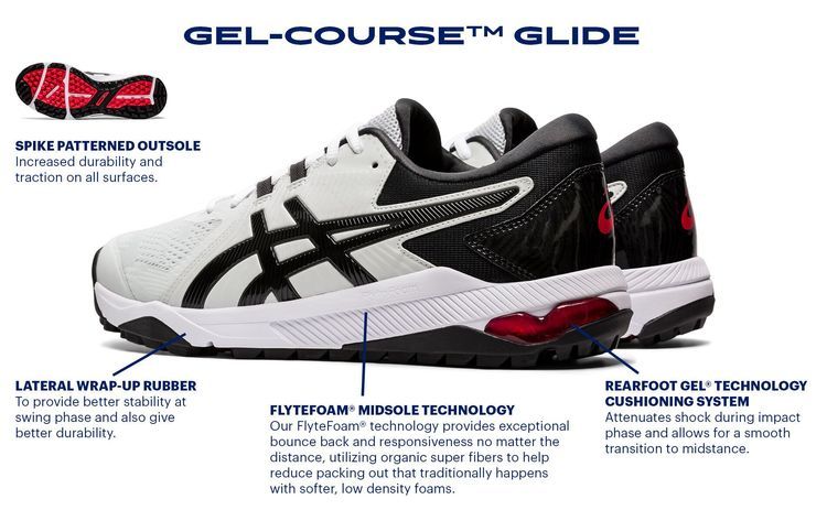 No. 7 - รองเท้ากอล์ฟ Asics ผู้ชาย รุ่น A085 GEL-Course Glide - 2