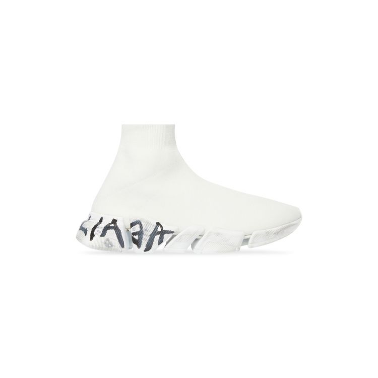 No. 7 - รองเท้าแบรนด์เนม ผู้หญิง รุ่น Speed 2.0 Graffiti Recycled Knit Trainers - 2