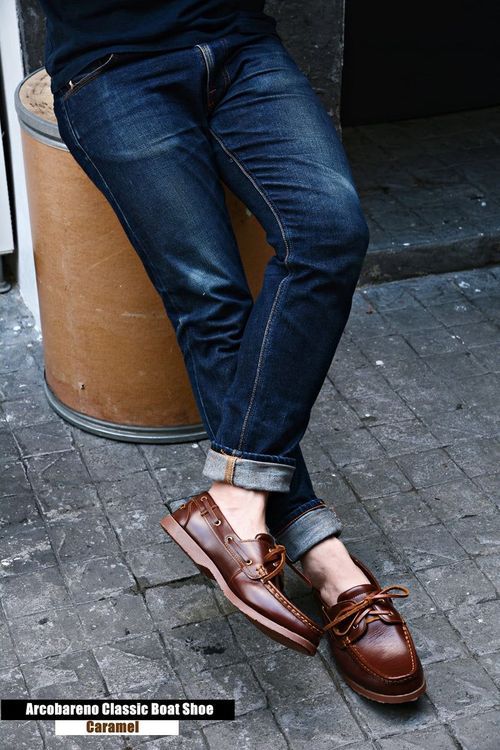 No. 8 - รองเท้า Boat Shoes Caramel - 5