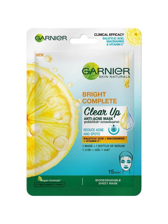 No. 8 - แผ่นมาส์กหน้า Bright Complete Anti Acne Sheet Mask - 1