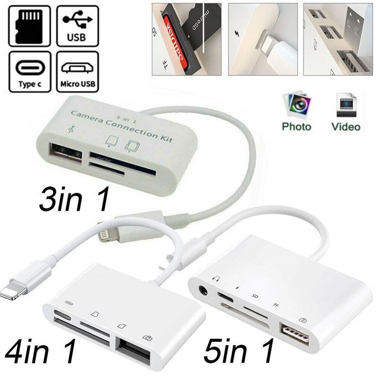 No. 7 - Card Reader iPhone รุ่น 5-in-1 - 5