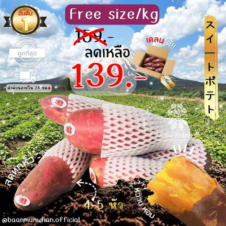 No. 4 - BAN MUN WHAN มันหวานญี่ปุ่นแท้ - 1